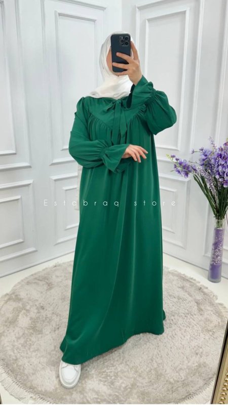 عباية كم وردة